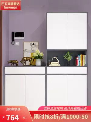 Custom entry shoe cabinet Simple modern household door foyer cabinet entry entrance cabinet high cabinet low cabinet partition cabinet