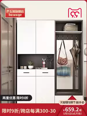 Customized shoe cabinet 2021 new home door entrance door entrance cabinet one door outside simple modern closet