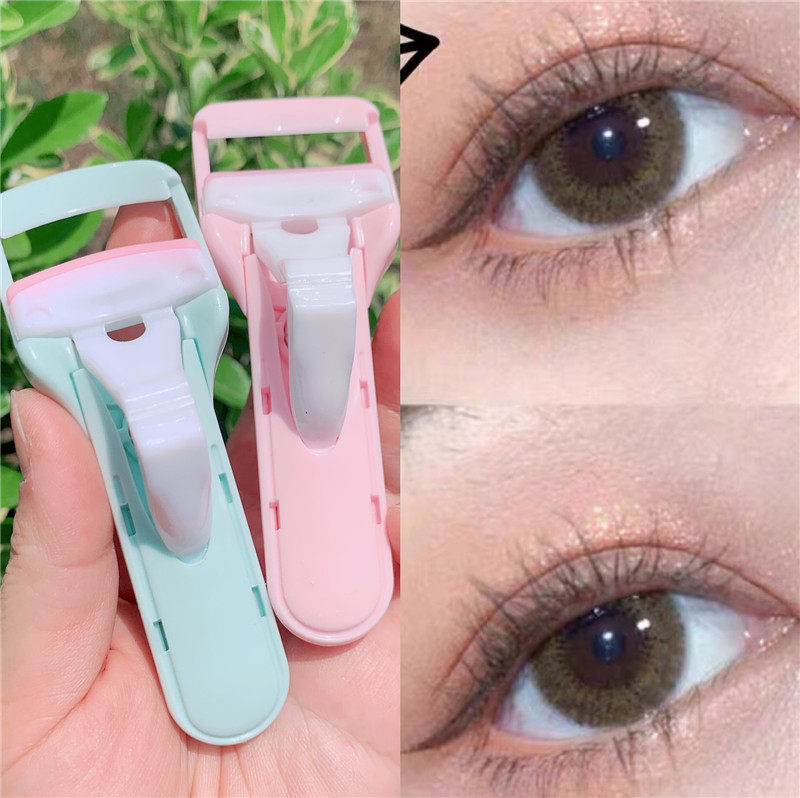 Clamping out the sunflower, the major bloggers are hotly recommending Marianne's press-type eyelash curler, curling and long-lasting without pinching the eyelids