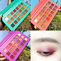 Export Dubai ROMANTIC BIRD 18 color earth color eyeshadow plate pearlescent matte European and American makeup mashed potatoes