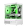 Jizhi EVESKY panoramic room шасси MATX компьютер DIY white game desktop хост с полным боковым проницаемым водяным охлаждением mini 3