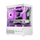 Jizhi EVESKY panoramic room шасси MATX компьютер DIY white game desktop хост с полным боковым проницаемым водяным охлаждением mini 1