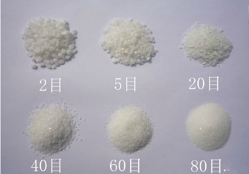 Architectural sandblasting decoration quartz sand silica powder quartz powder 40-70 mesh granular powder whole piece