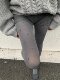 Gray Thin Pantyhose for Women, Pressure Slimming Thick Gray Leggings for Autumn and Winter, Non-Slip Thickened Tights