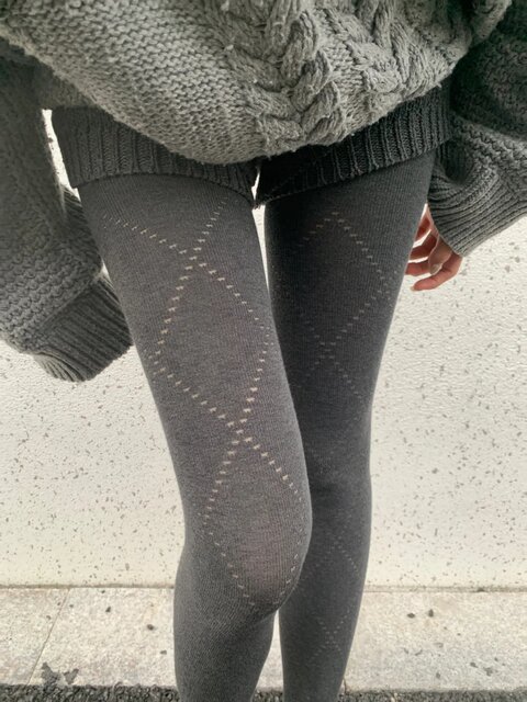 Gray Thin Pantyhose for Women, Pressure Slimming Thick Gray Leggings for Autumn and Winter, Non-Slip Thickened Tights