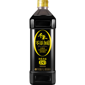 【叠加满减】千禾零添加酱油1L