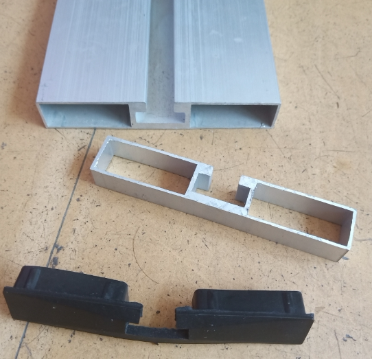 Engraving machine aluminum extrusion material choke block profile choke block black plastic choke block 10 cm wide T-slot aluminum extrusion material choke block