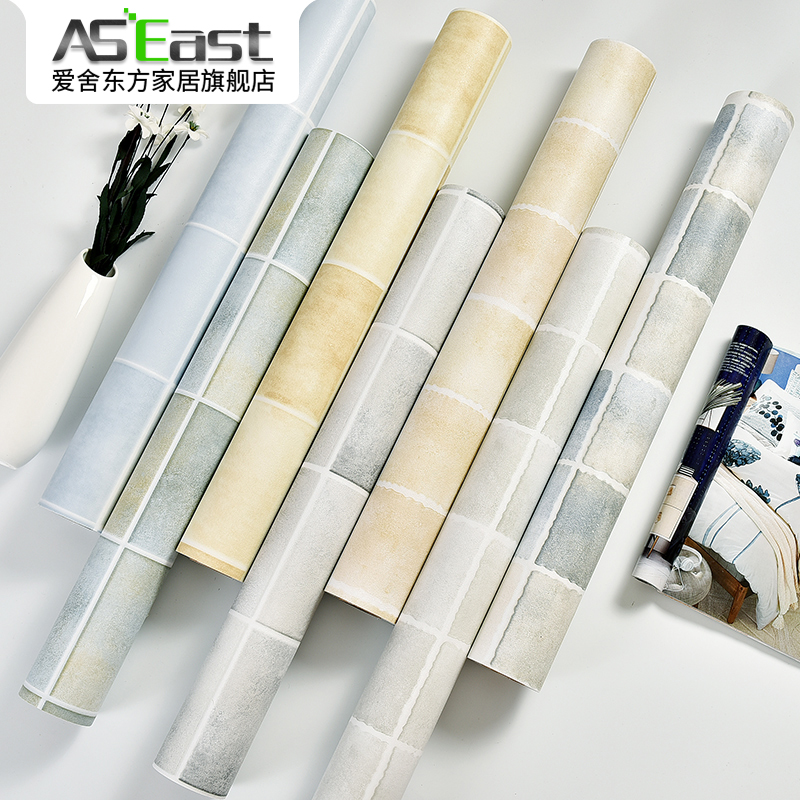 Love Sheen Oriental Self-Adhesive Wallpaper Home Waterproof Greaseproof Stickers Kitchen Bathroom Makeup Room Tile Mosaic Wallpaper