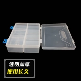 Человеческая голова, художественный большой пластиковый прозрачный пенал, вместительная и большая двухэтажная универсальная многослойная коробка для хранения