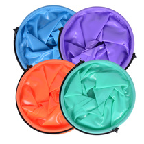 With compartment folding bucket art painting portable pen washing tube gouache watercolor paint brush bucket color bucket