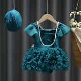 Детский купальник, летний быстросохнущий наряд маленькой принцессы, 2021 года