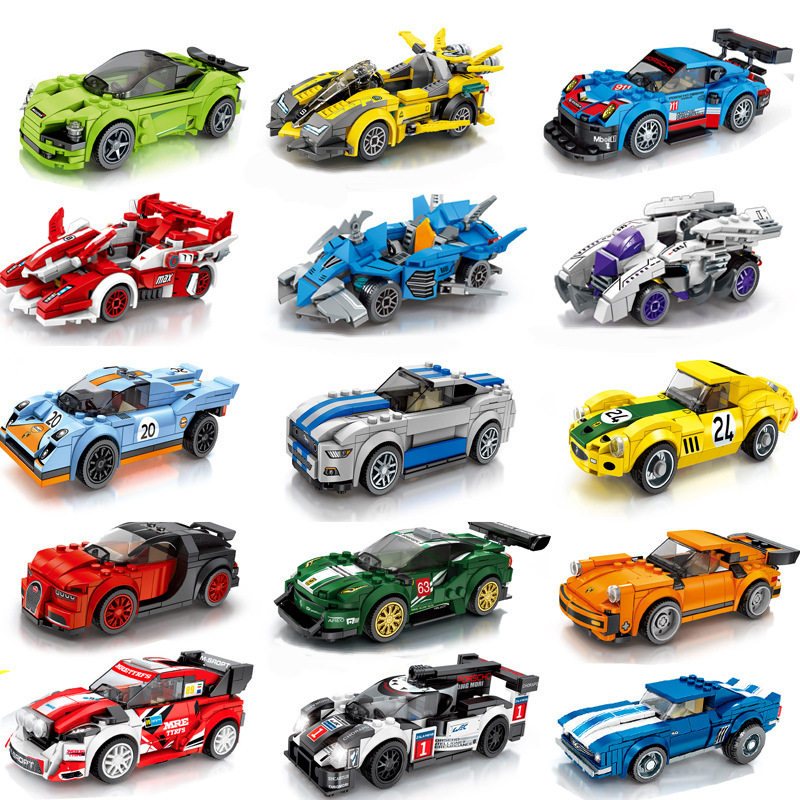 Sembo block 607077 - 80 car car model small particles of toy gifts