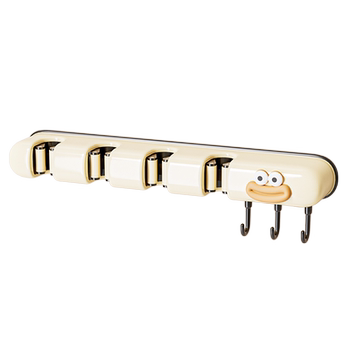 Mop clip fixed storage artifact bathroom