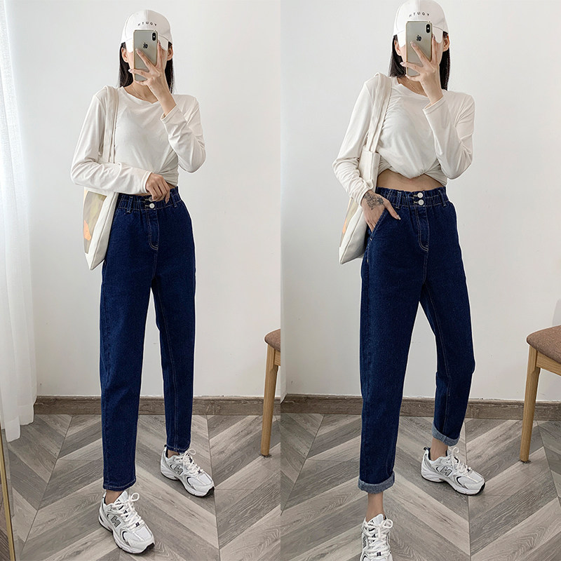 GCDVK018 Ashen France single ~ edge factory goods ~ retro display slim high waist pants Harun old daddy pants woman