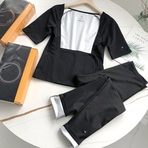  SVZ343 A Shen drunk after more than 1000 pieces~violent sweat clothes womens sports fitness slimming sports suit can be shot single