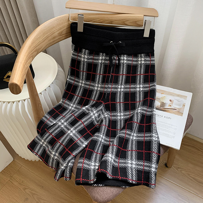 SVK514 ASHON High - end custom system~ 2021 New Retro Englishprinted knitting shorts