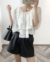 FHDVT156 tonight at 8 oclock special price clearance not to be changed with bat sleeve loose blouses