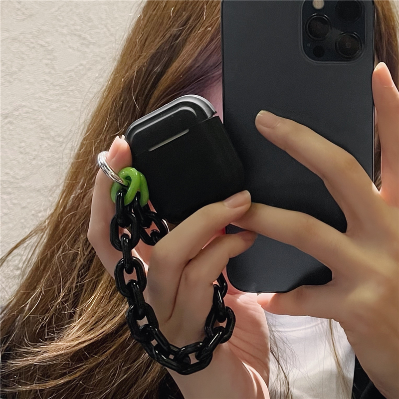 Frosty Wind Dark Hands to apply airpods protective sleeves 2 Silicone Airpods Pro Shell Cartoon Apple Second-generation Bluetooth Wireless Headphones 3 Boxes Personality Ipods Soft Airp