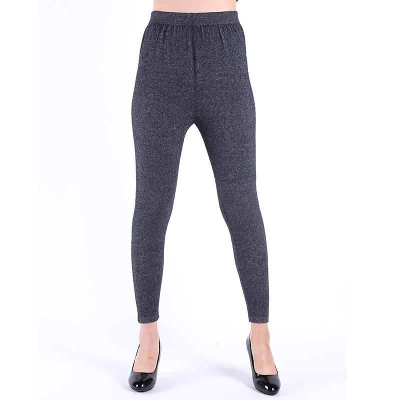 Loose quần len mens Womens và cashmere quần quần len mỏng ở người già béo cũ người đàn ông vỗ béo cộng với kích thước quần ấm quần.