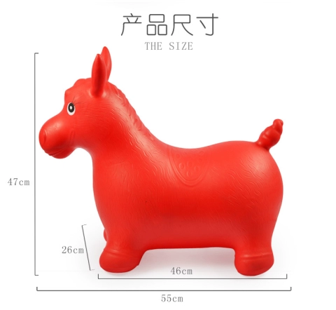 Резиновая пластиковая надувная игрушка для прыжков, пони, новая коллекция, увеличенная толщина