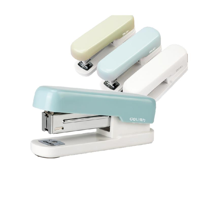 得力订书机订书器大号钉书机大容量省力多功能装订办公用用品文具