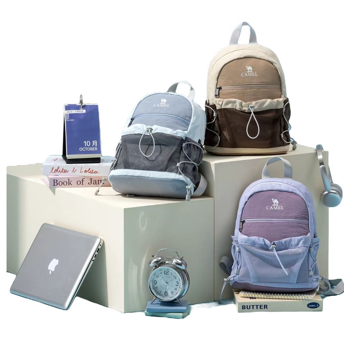 【萄气包】骆驼轻便双肩包户外轻量化出游小书包徒步登山旅行背包