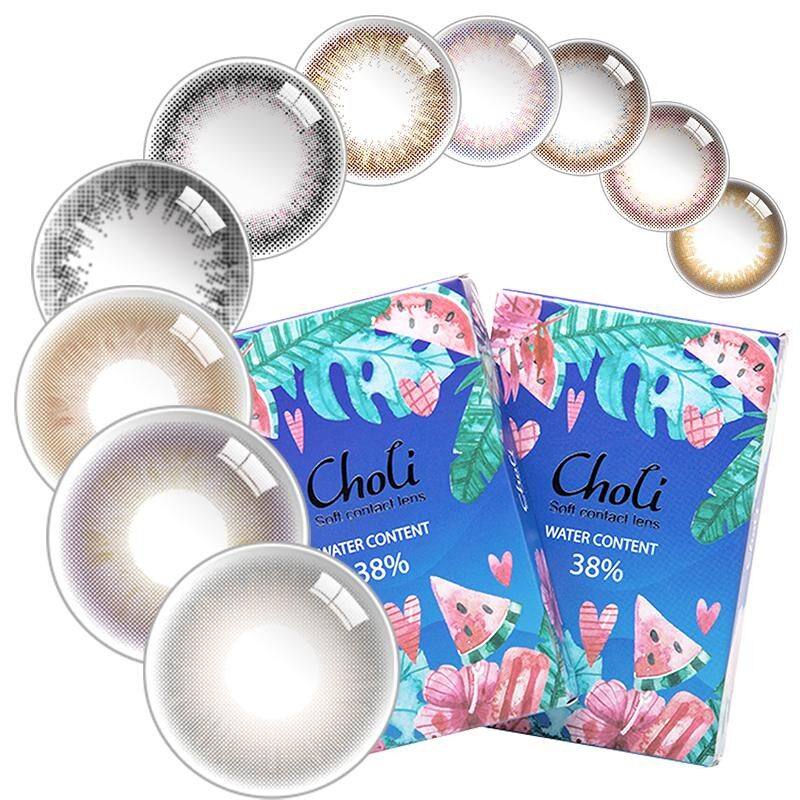 choli美瞳半年抛蓝棕进口隐形眼镜大小直径宙斯正品官网女自然