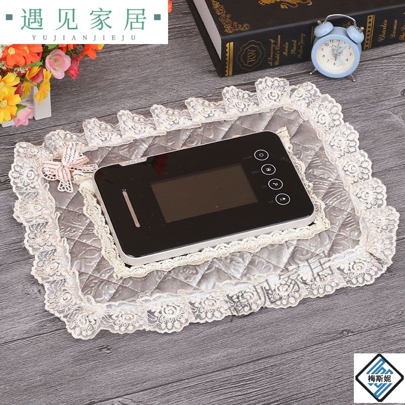 Unit access control masking decorative sticker doorbell telephone decorative decorative sleeve sticker wall European lace visual guard defense