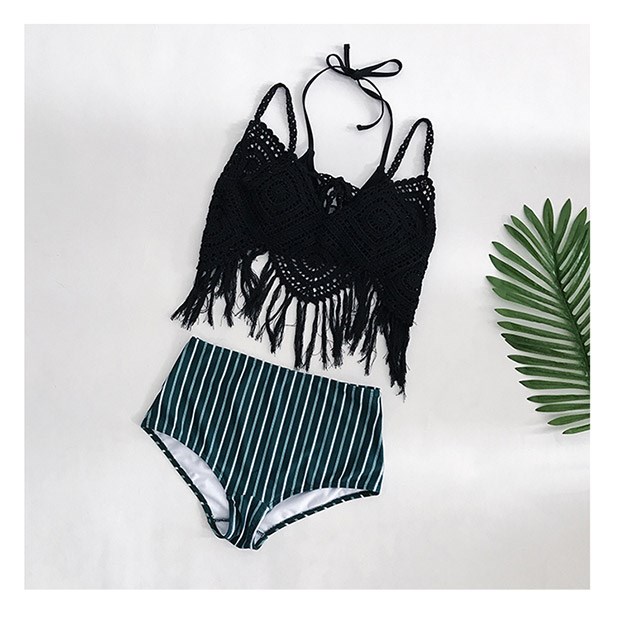 Cặp đôi Đồ bơi Nữ Slim Spa Set Beach Sexy Bikini Bốn mảnh Holiday Beach Quần nam - Vài đồ bơi 	đồ đôi đi biển cặp	