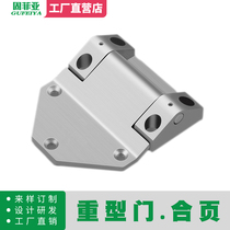 304 widened stainless steel thickened heavy-duty oven hinge industrial machinery live Leaf Encyclopedia hinge electric cabinet door hinge