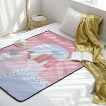 South Korea imported malolotte crib small mat refreshing and breathable Kindergarten childrens mattress machine washable