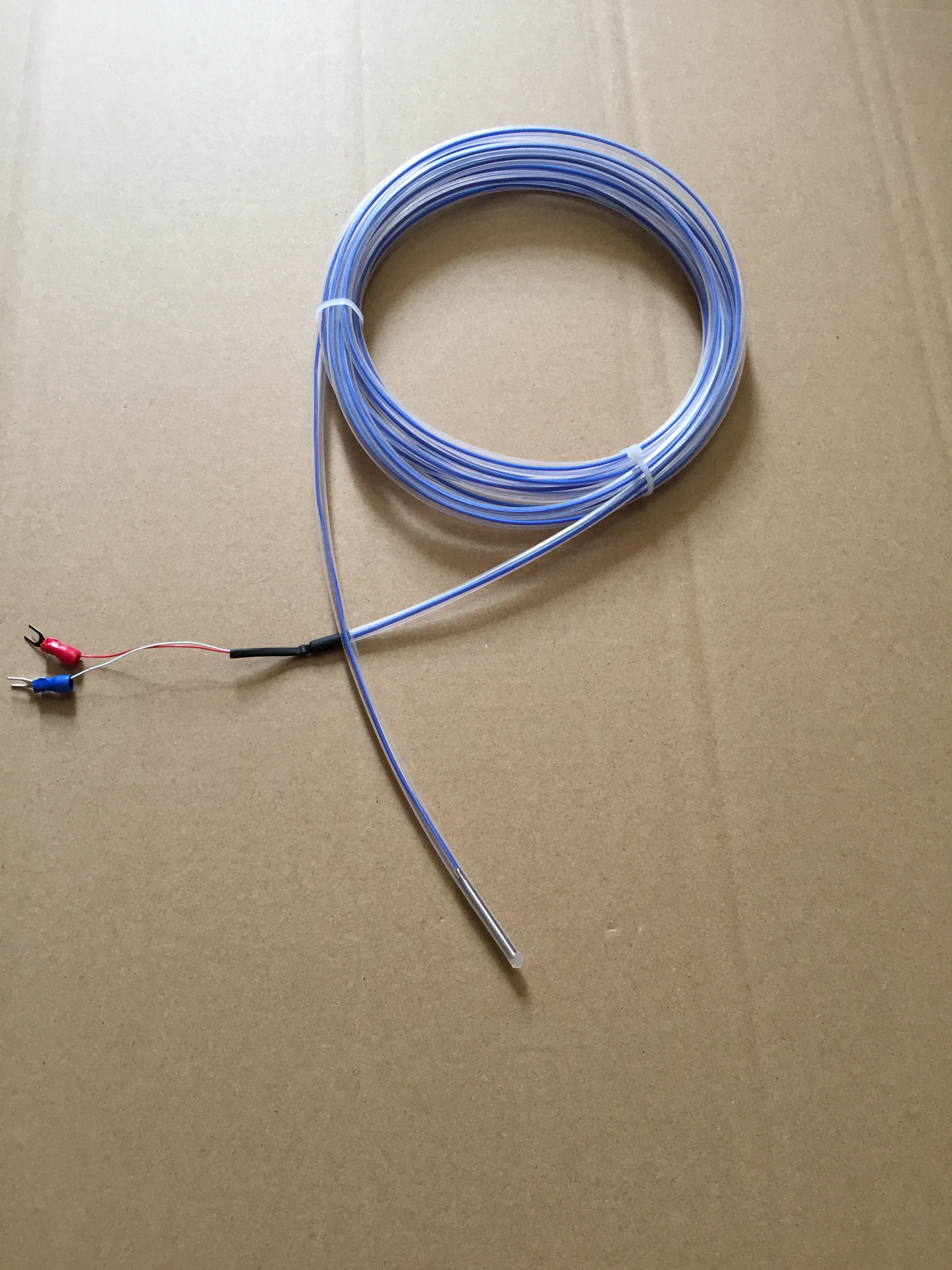 Shanghai Boxiang Electrical Appliances Meter Factory of Teflon Package Corrosion Resistant PH-Teflon thermocouple Resistance WRNF-035