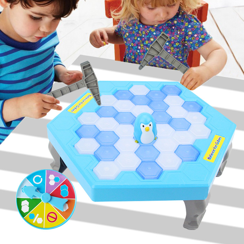 Leersi smashing ice cubes to save penguins ice breaking thinking training concentration training children's board games educational toys