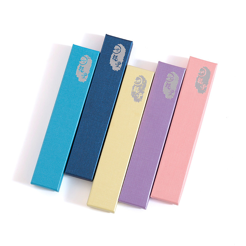 Shifu Hall fan-leaf fan case lady fan-fan box length 22CM