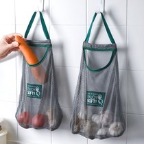 Kitchen Containing Mesh Bag Multifunction suspended ginger garlic fruits and vegetables Cashier Bag handbag Handbags Hollowed-out Wall-mounted Bag