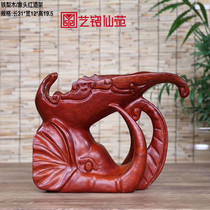 Iron Pear Wood Elephant Head Red Wine Rack Solid Wood Engraving Elephant Red Wine Bottle Toting Wine Cabinet Furnishing Creative Home Decoration Goods