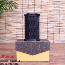 Black Sandalwood Anise Aniseed Reticulated Tea Leaf Jars Wood Tea Barrel Purple Light Sandalwood Storage Tank Handicraft Desktop Pendulum