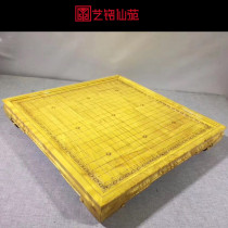 Large leaf gold silk Nan single use Go solid wood full water wave chess table handicraft pendulum manufacturer direct sale