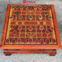 Myanmar Flowers Pear Wood Three Used Chessboard Chess Table Chinese Family Culture and Tea Road Composition Redwood Home Three used chessboard