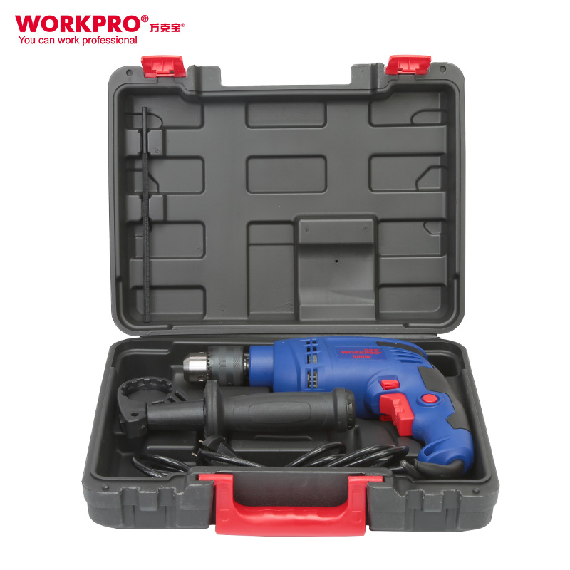 Wankbao Drill Drill Household Impact Drill Multifunction Set Power Tool Rise Drilling Speed W122006N