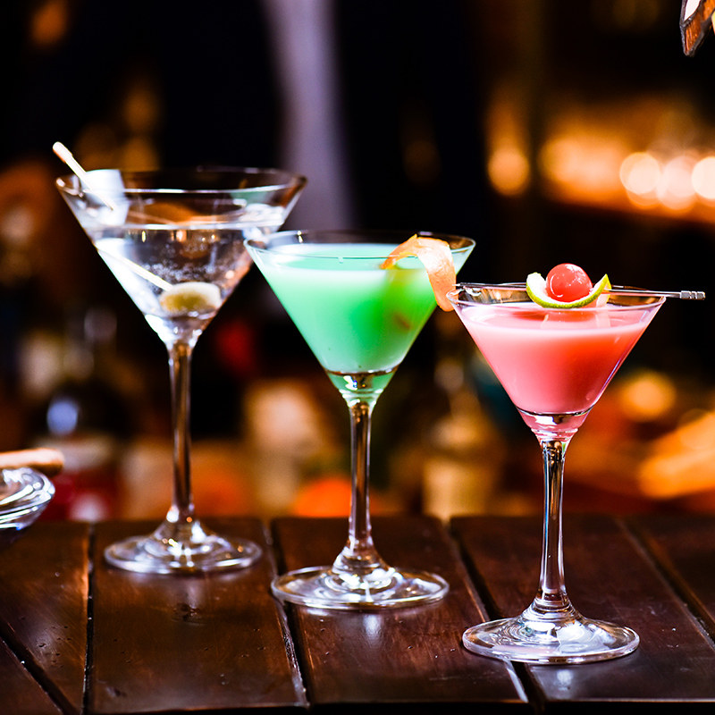 MrSlim Crystal Glass Triangle Cocktails Marteni Cups High Foot Cups Ice Cream Drinks Cups Juice Cups-Taobao