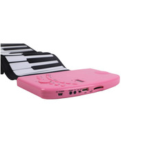 Customized 61-key thickened hand-rolled piano 61-key folding piano Portable hand-rolled piano with charging soft pin