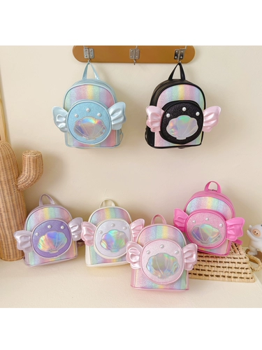 Школьный рюкзак для раннего возраста, сумка через плечо, детские дорожные блестки для ногтей для принцессы для выхода на улицу, коллекция 2023, надевается на плечо