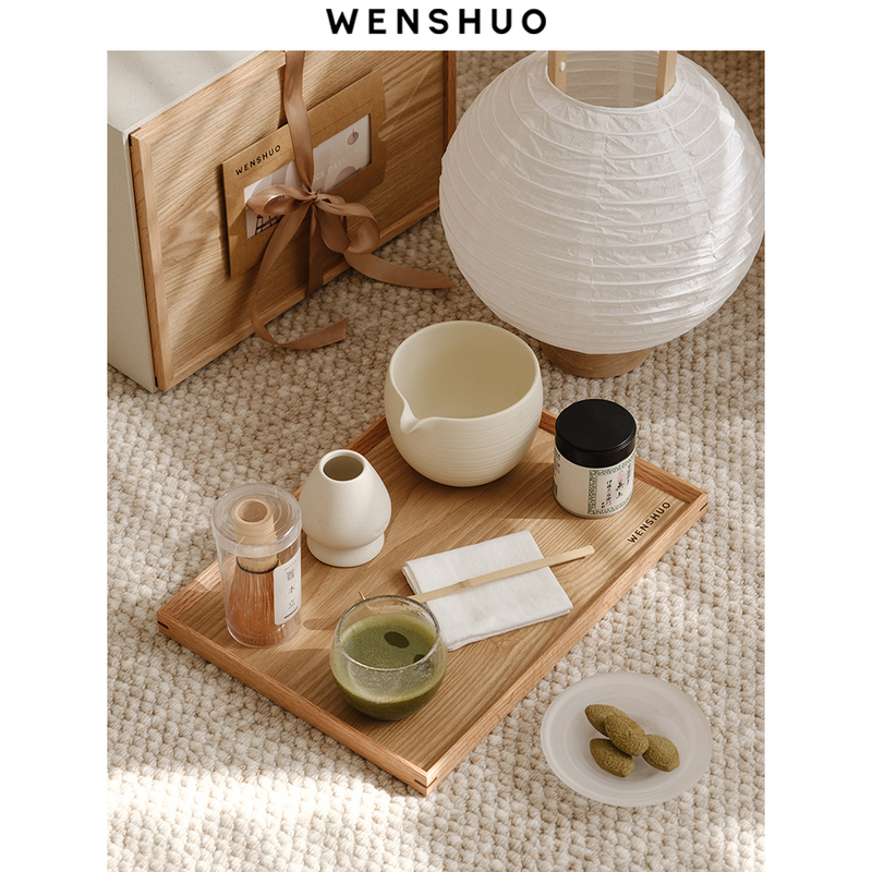 Wenshuo Japanese Matcha Set with Spout Teaware, Chasen, Handmade Tea Ceremony Set Gift Box for Gifting Wenshuo Japanese Matcha Set with Spout Teaware, Chasen, Handmade Tea Ceremony Set Gift Box for Gifting