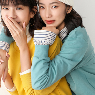 【龙范儿】秋季新款圆领卫衣女韩版