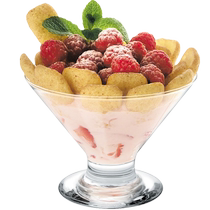 (Self-operated) borgonovo Italian ice cream cup glass dessert cup milkshake cup salad cup dessert cup