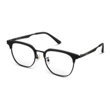 Деревянный девяносто деловой половины очков на полке Новые ретро -полуфаловые очки MJ101FF072