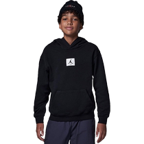 (Self-operated) Jordan Nike Jordan big childrens thin velvet pullover spring sweatshirt pure cotton FZ6403-010