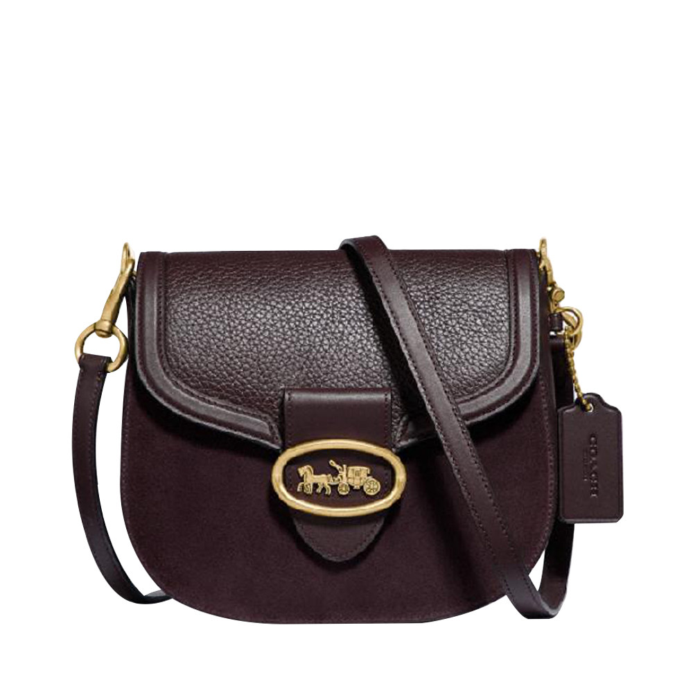 COACH 蔻驰 Kat Saddle 女式马鞍包 斜挎包 88263 88VIP会员多重优惠折后￥1092.02包邮包税 3色可选