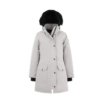 (Self-operated) Used brand new unused CANADA GOOSE womens mid-length duck down hooded down jacket